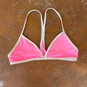 Hot pink bikini top sz s
